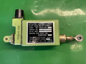 BOEING 747 60B80080-3 FLAP RELIEF ACTUATOR 500700-303 *NS* C OF C ONLY